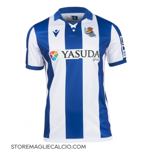 Real Sociedad Maglia Gara Casa Repliche 2024-25 Maniche Corte Real Sociedad Maglia Gara Casa Repliche 2024-25 Maniche Corte